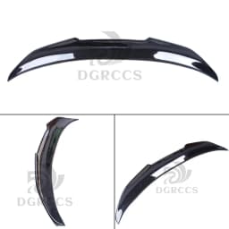 For BMW 3 Series G20 G28&M3 G80 PSM Style Carbon Fiber Rear Spoiler Trunk Wing 2018-2026 Carbon Fiber Glossy Black
