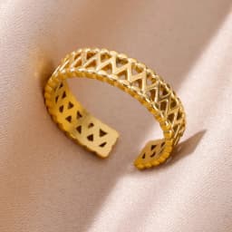 Women Rings Stainless Steel Gold Color Finger Ring for Female Simple Aesthetic Jewelry Accessories Handmade Gifts Anillos Mujer