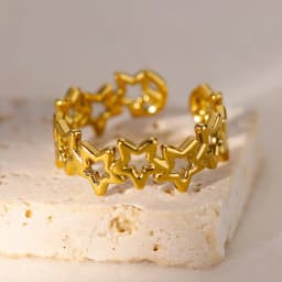 Women Rings Stainless Steel Gold Color Finger Ring for Female Simple Aesthetic Jewelry Accessories Handmade Gifts Anillos Mujer
