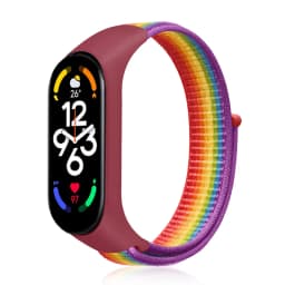 Watchbands For xiaomi mi band 6 7 NFC smart watch Sport Wrist Miband Nylon loop pulsera Bracelet correa Mi band 7 6 5 4 3 Strap