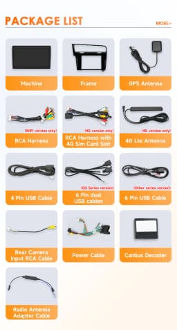 Hizpo AI Voice Wireless CarPlay Android Auto Radio for Volkswagen VW Golf 7 2013-2017 Car Multimedia Player GPS 2din Autoradio