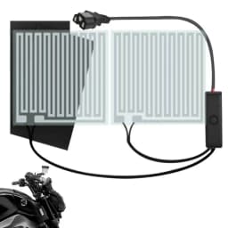 Universal Motorcycle Heated Hand Grips Snowmobile ATV Handlebar Heater Warmer Grips Motorcycle Electric Heating Handlebar Kit