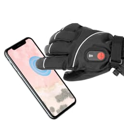 SAVIOR HEAT Rechargeable Heated Gloves for Men Waterproof Women Thermal Gloves for Motorcycle Ski Cycling Electric Battery