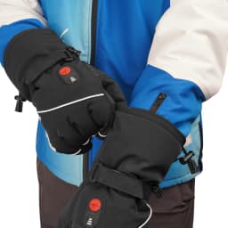 SAVIOR HEAT Rechargeable Heated Gloves for Men Waterproof Women Thermal Gloves for Motorcycle Ski Cycling Electric Battery