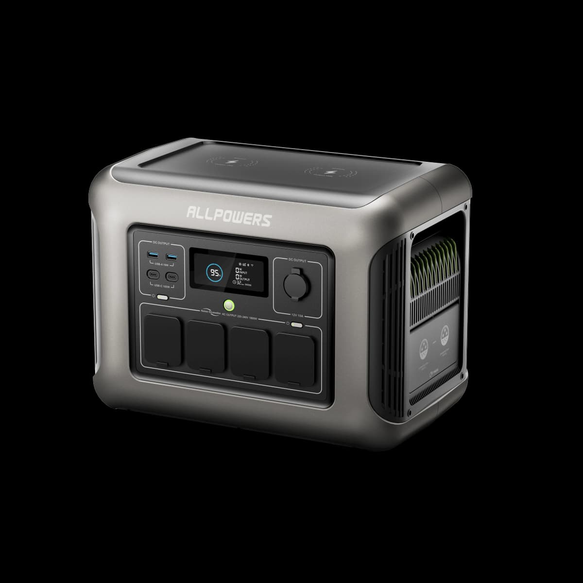 ALLPOWERS R1500 Portable Power Station 1152Wh LiFePO4 Battery with 1800W (3000W Peak) AC Output Solar Generator for Garden Party