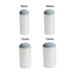 Pool Cue Tips 40pcs Billiard Stick Head Tips PU Leather Snooker Repair Tool For Billiard Enthusiasts Novices And Professions