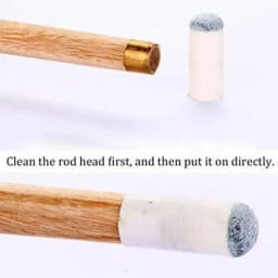 Pool Cue Tips 40pcs Billiard Stick Head Tips PU Leather Snooker Repair Tool For Billiard Enthusiasts Novices And Professions
