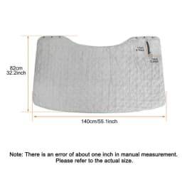 Portable Heated Blanket Heated Blankets Portable Heating Blanket Throw Fast Heating With 3 Heating Level Overheating Protection