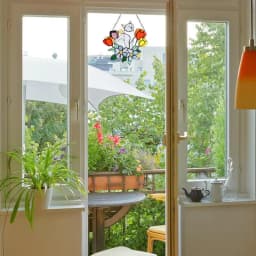 Cat Acrylic Cat On Flowers Cat S Decor For Women Men Hang Ornaments For Patio Living Room Workplace