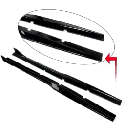 For 2015-2022 Dodge Charger SRT Track Style Gloss Black Side Skirt Decoration Stickers Rocker Panels Car Accessories