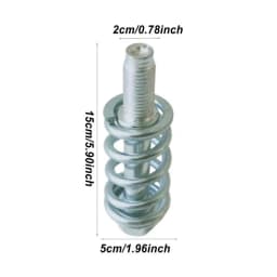 Exhaust Bolt and Spring Kit Replacement Screw with Spring Muffler Flange Bolt Spring Kit Shock-Absorbing Screw Set Car