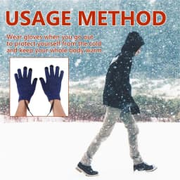 USB Heated Gloves USB Heated Mitten With Touchscreen Rechargeable Heating Gloves Non Slip And Portable Hand Warmer Warm Gloves