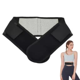 Lumbar Support Belt Immediate Relief Lumbar Belt Back Brace with Heat Elastic Heating Waist Strap Adjustable Lumbar Support