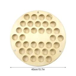 34 Holes Wall Golf Ball Display Rack Wooden Round Golf Ball Shelf Golf Ball Wall Hangings Storage Organizer balls Display Stand