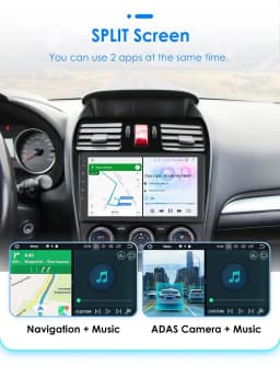 Auto Radio Android for Subaru Forester MK4 Impreza XV Crosstrek CarPlay Car Radio Multimedia Player GPS 2012-2014 9inch Screen