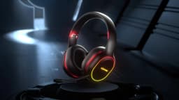 Kofire UG-05 Gaming Headphones 2.4G BT5.0 Wireless Headset With Mic RBG Light Vibration Bluetooth Earphone For PS4 PS5 PC Switch