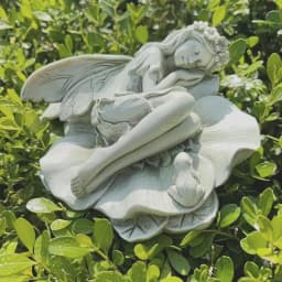 Fairy Garden Ornaments Outdoor Flower Outdoor Fairy Garden Ornaments Angel Statue Statue Garden Ornaments Flower Fairy Resin