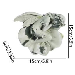 Fairy Garden Ornaments Outdoor Flower Outdoor Fairy Garden Ornaments Angel Statue Statue Garden Ornaments Flower Fairy Resin