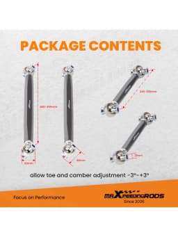 Rear Adjustable Camber + Toe Arm For BMW 2006-2011 335i 328i 330 E90 E92 E93 328 335