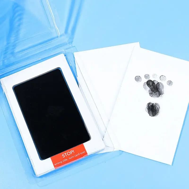 Cat Dog Paw Print Ink Kit Pad Safe Non-toxic Baby Footprints Newborn Shower Handprint Easy Diy Clean Touch Inkless Pet Souvenir