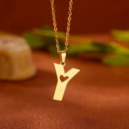 Stainless Steel Heart Initial Letter Necklace for Women Gold Plated Alphabet Pendant Necklaces Vintage Waterproof Jewelry Gifts