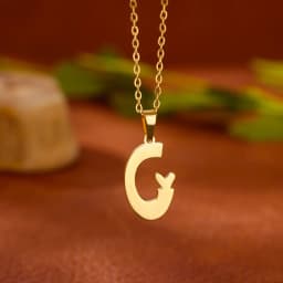 Stainless Steel Heart Initial Letter Necklace for Women Gold Plated Alphabet Pendant Necklaces Vintage Waterproof Jewelry Gifts