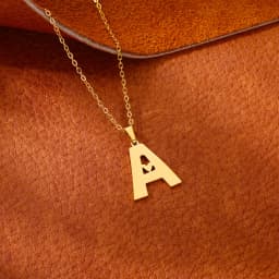 Stainless Steel Heart Initial Letter Necklace for Women Gold Plated Alphabet Pendant Necklaces Vintage Waterproof Jewelry Gifts