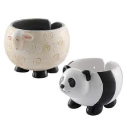 Cute Sheep Ceramic Yarn Bowl Knitting Yarns Ball Storage Holder For Needlecrafts Crocheting Home Sewing Organizer Decoration