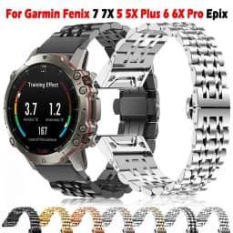 Quickfit Watch Metal Strap For Garmin 20 26 22mm Fenix 7S 7x 7 6S 6X 6 Pro 5X 5 5S 935 945 Enduro Gen2 Stainless steel Smartband