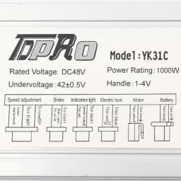 NOT a whole Set 48V 1000W Brush Motor or Controller or Sprocket Electric Go Kart ATV Scooter