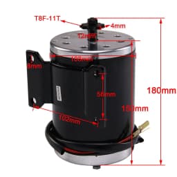 NOT a whole Set 48V 1000W Brush Motor or Controller or Sprocket Electric Go Kart ATV Scooter