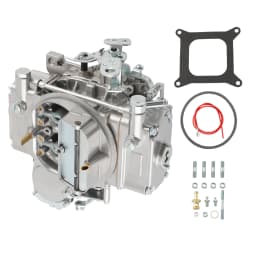 4 Barrel Aluminum Alloy Carburetor 600 CFM Manual Choke 0-1850S Brand New Kit