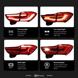 AKD Tail Lamp for BMW F07 5-Series GT LED Tail Light 2014-2017 GT Rear Fog Brake Turn Signal Automotive Accessories