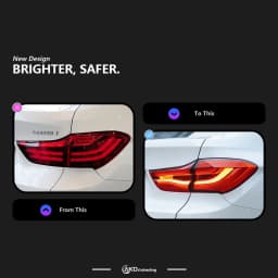 AKD Tail Lamp for BMW F07 5-Series GT LED Tail Light 2014-2017 GT Rear Fog Brake Turn Signal Automotive Accessories