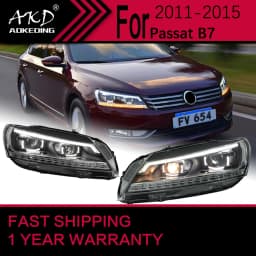 Car Lights for VW Passat B7 LED Headlight 2011-2015 Passat B7 US Version Passat Head Lamp Drl Projector Lens Automotive