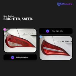 AKD Tail Lamp for BENZ W117 CLA LED Tail Light 2014-2019 CLA180 CLA220 CLA260 Rear Fog Brake Turn Signal Automotive Accessories