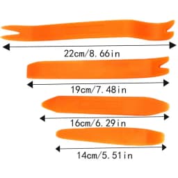 Trim Removal Tool Kit 4PCS Car Clip Remover Tool Interior Trim Removal Kit Car Door Trim Panel Removal Tool Car Dashboard Audio