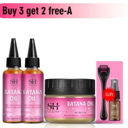 7pc Batana Oil Product Fast Hair Growth Oil For Men Hair Growing Spray Anti Hair Loss Shampoo Butter Hair Mask Hair Care Capsule