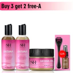 7pc Batana Oil Product Fast Hair Growth Oil For Men Hair Growing Spray Anti Hair Loss Shampoo Butter Hair Mask Hair Care Capsule