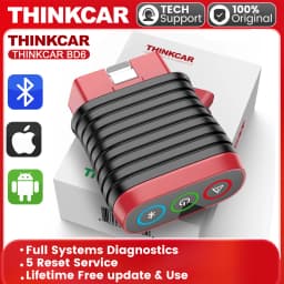 Lifetime Free Update THINKCAR BD6 OBD2 Scanner Bluetooth, All System Diagnostic Tool 5 Reset for 120 Car Brands iOS & Android