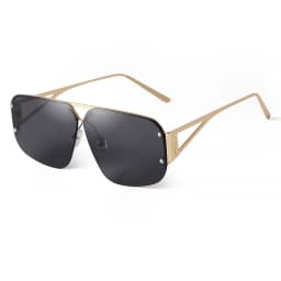 SORVINO 2024 Ovesized Square Sunglasses Women Men Retro Aviation Sun Glasses Rimless Metal Frame Gradient Shades UV400 Eyewear