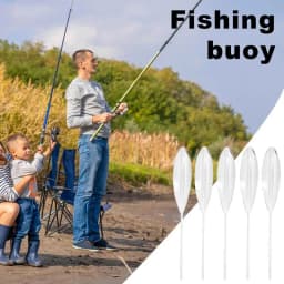 Slip Bobbers for Fishing 5pcs Anti Tangled Fishing Floats Bobbers Transparent Sinking Fishing Spinning Floats Lightweight