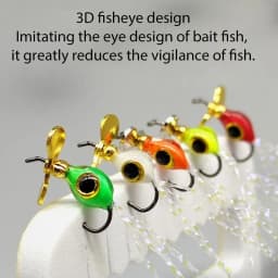 Buzz Baits Fishing Lures Bass Fishing Kit Rotating Fishing Lures Spinnerbait 5PCS Multicolor Hard Jig Spinner Bait For