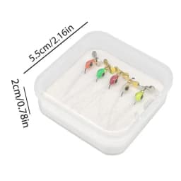 Buzz Baits Fishing Lures Bass Fishing Kit Rotating Fishing Lures Spinnerbait 5PCS Multicolor Hard Jig Spinner Bait For