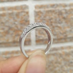 Newshe Anniversary Ring Wedding Band for Women 925 Sterling Silver Promise Rings Eternity Cubic Zircon Diamond Luxury Jewelry