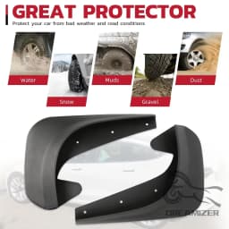 4pcs Front Rear Mudflaps Mud Flaps Original Model Replacement Splash Protector Fender Car Accessories Parts Wheel