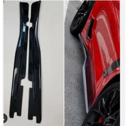 CARBON FLASH PAINTED For 2014-2019 Corvette C7 Side Skirts Extensions Z06 Style