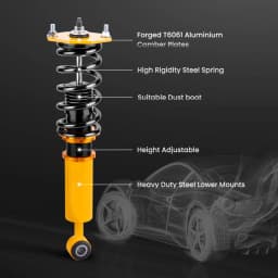 Complete Coilovers for Mitsubishi GTO 3000GT AWD 91-99 3.0L for Dodge Stealth 91-96 Height Coilovers Suspension Spring Shocks