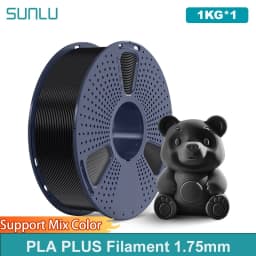 SUNLU 1KG PLA PLUS/ Clear Filament 1.75mm 1000g Spool (2.2lbs) High Toughness Neatly Wound Filament Fit Most FDM Printer