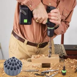 Rotating Tool Bur Box Bur Holder Grinding Head Storage Box Storage Organizer For Drill For Carving Tool